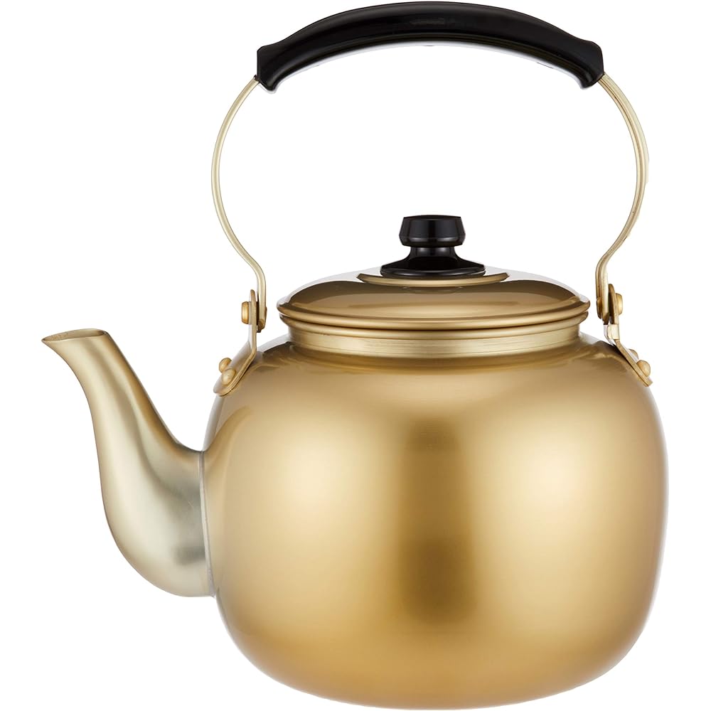 Akao Aluminum Water Boiler 8L Aluminum (Oxalic Alumite), Vine Knob (Phenol Resin) Japan BYW01008