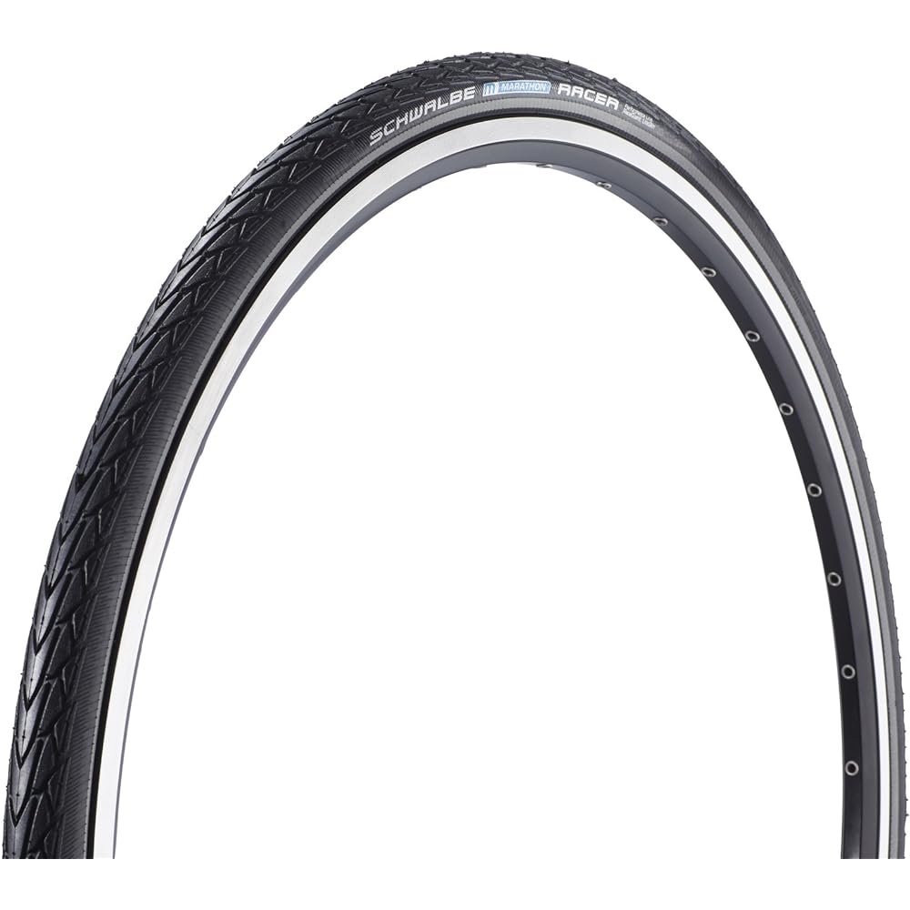 SCHWALBE Marathon Racer 700C Tire (With Reflector/Wire Beat) [Cross Bike Tire] [Bicycle Tire]