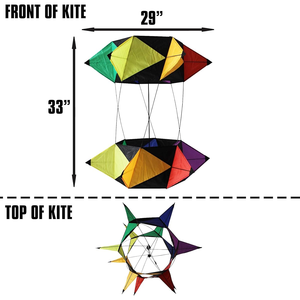 WindNSun Spinbox Junior Kite