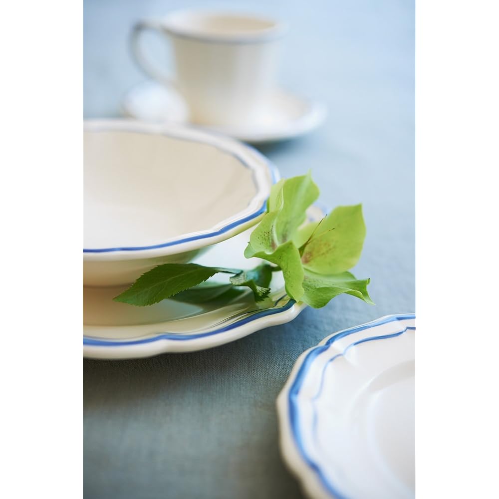 GIEN Fillet Blue Canape Plate 1540B6A5