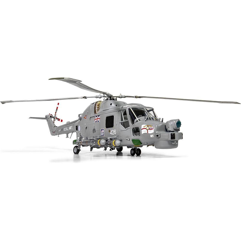 Airfix 1/48 Royal Navy Westland Lynx HMA8/Mk.88A/Mk.90B Plastic Model X-10107A