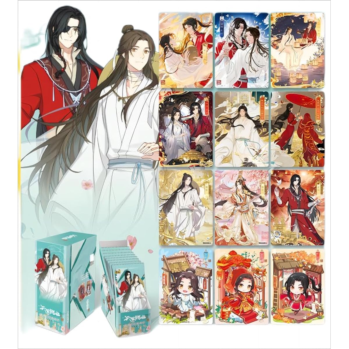 Tianguan Xiaofu Collection Cards, Taoyuan Thousand Lights Series, Animation Peripheral Products (1 Box (90 Cards/18 Packs))
