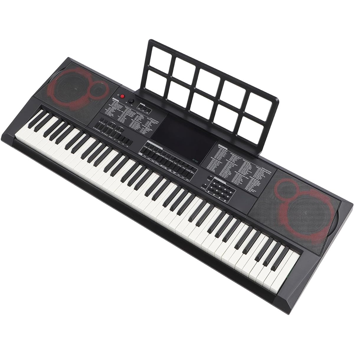 73 Keys Portable Keyboard, Portable Standard Piano Keyboard Plastic HiFi Stereo 80 Demo Songs Wide Range 100-240V (US Regulation)