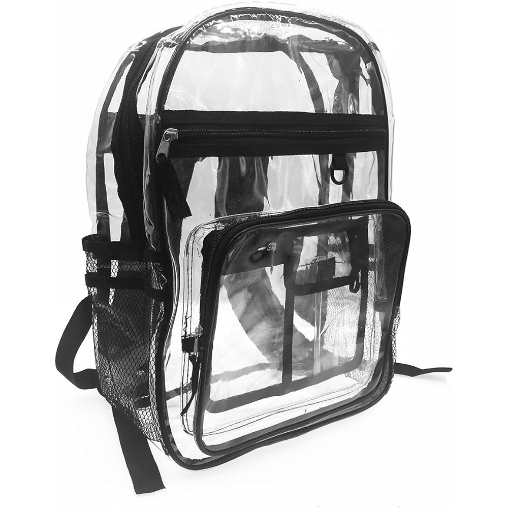 [Enkrio] Clear Bag, Engineer Bag, Transparent Bag, PVC Material, Large Capacity, Lightweight, Clean Bag, Anti-Static, Waterproof, Commuting to Work or School