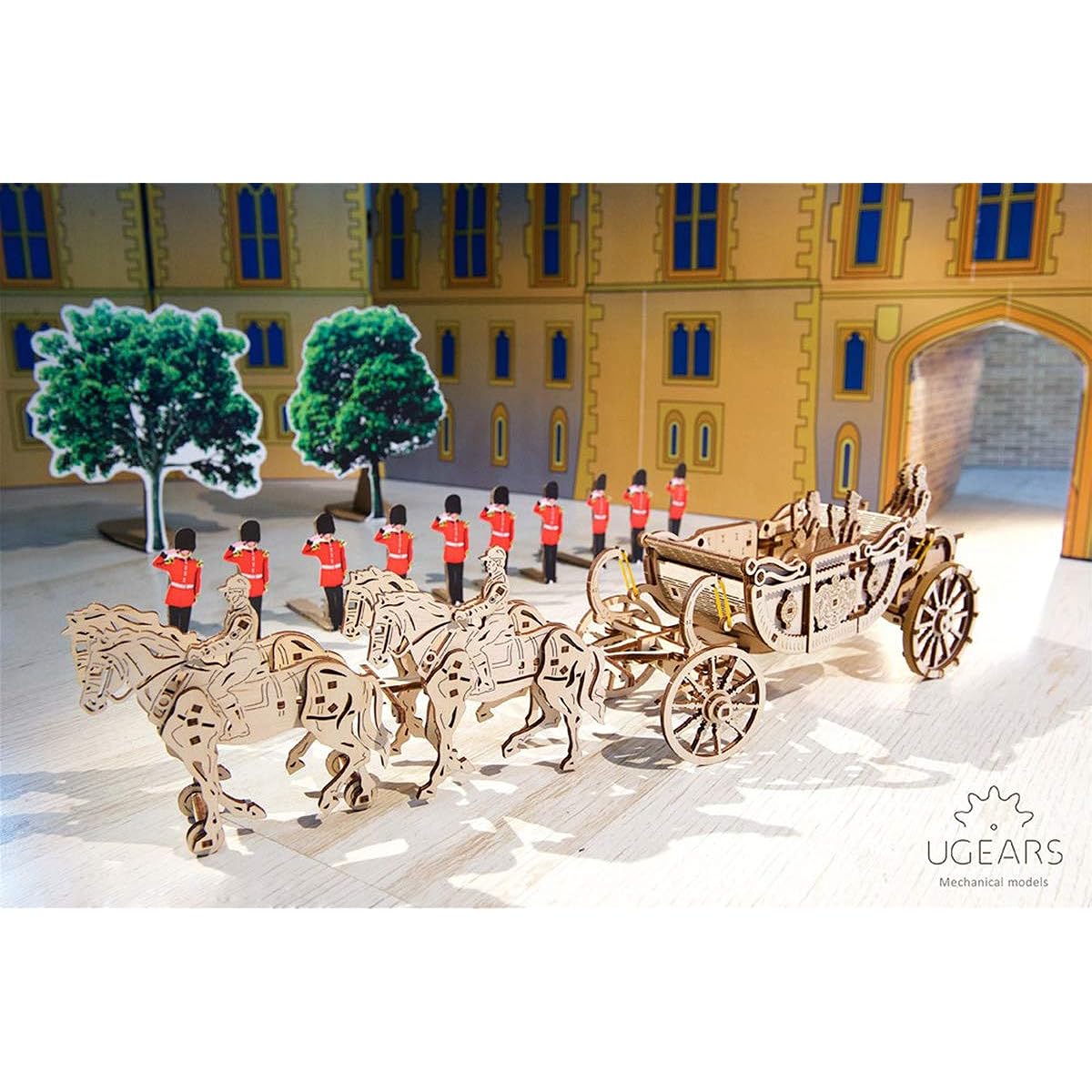 Ugears Royal Carriage Wooden Block Toy 70050