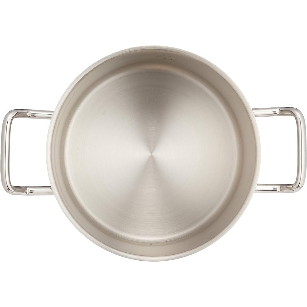 EBM 18-8 Pro Chef IH Half Body Pot 20cm Without Lid