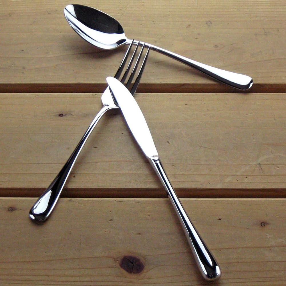 Nagao TOWA dinner cutlery set, 6 pieces, 18-8 stainless steel, bag holder only, made in Japan