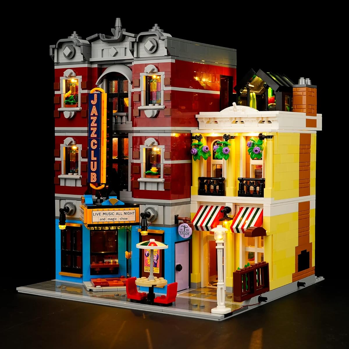 DALDED LED Light Kit for Lego Jazz Club 10312 Compatible with Lego 10312 to Illuminate Your Jazz Club Toys No Model (LEGO Set Not Included)
