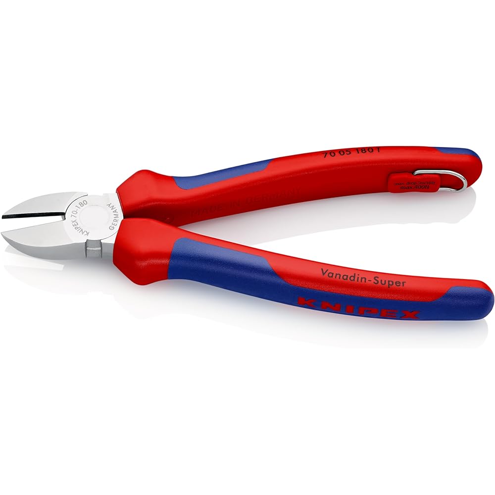 KNIPEX 7005-180TBK Diagonal Nipper Fall Prevention