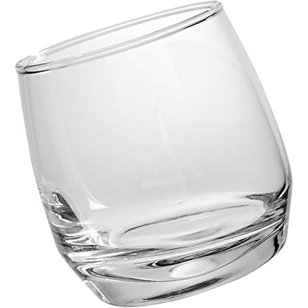 Le Studio [LE STUDIO] Cuban Glass Set of 2 Transparent Ø8 x H9 cm 37-1K-301