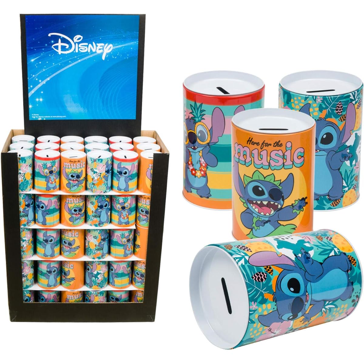 Disney Lilo & Stitch piggy bank 3 pieces 1 pack 3 sets