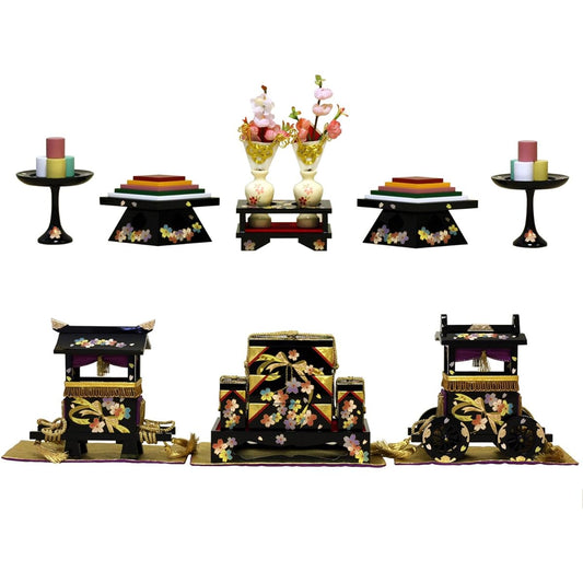 Hina Doll Tools 35-size 6-piece set Ribbon Halo Sakura
