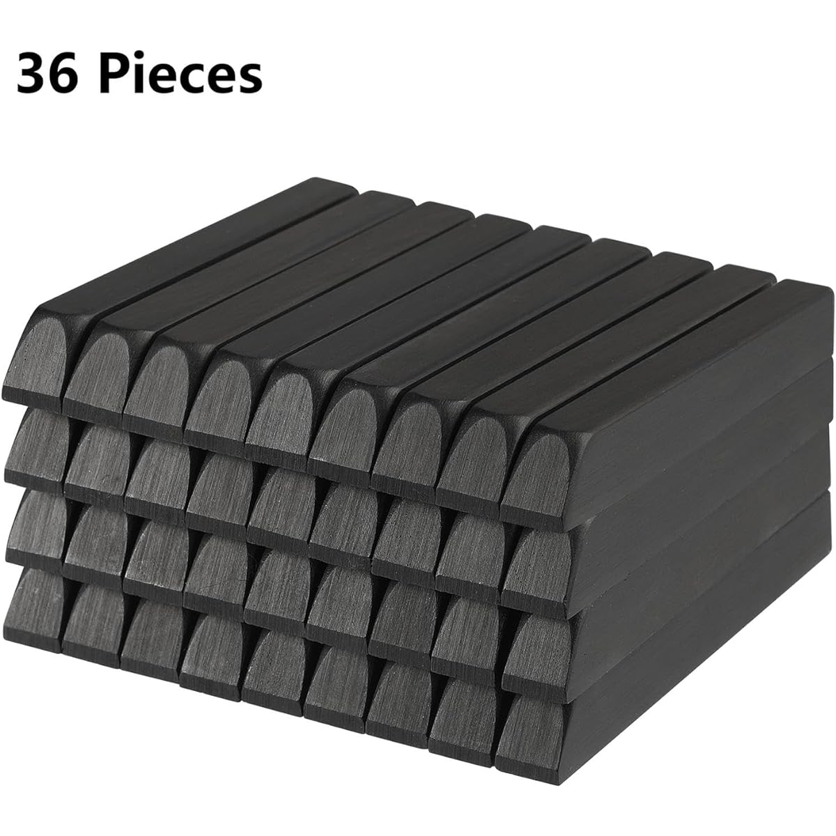 Folpus 36x Piano Sharp Replacement Musical Instrument Accessories, Heavy Duty, Easy to Install, Piano Repair Accessories, Black Piano Keys, Ebony Keys