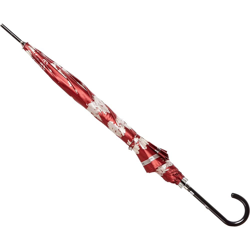 [Moonbat] MOONBAT LANVIN COLLECTION Long Umbrella Umbrella Satin Flower Floral Pattern Women's 21-083-10527-00 Rib Length: 60cm