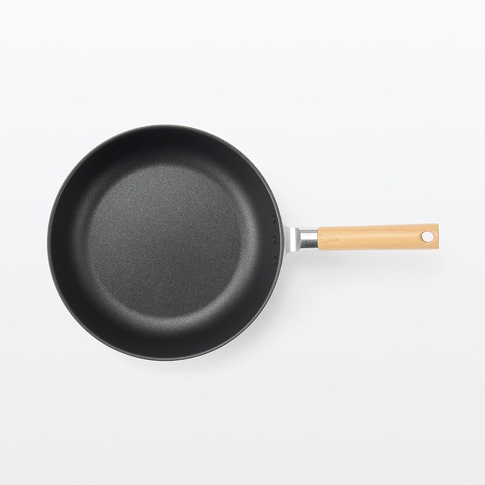 MUJI Non-stick frying pan that can also be used as a pot, diameter 28cm, deep, IH compatible 83453695