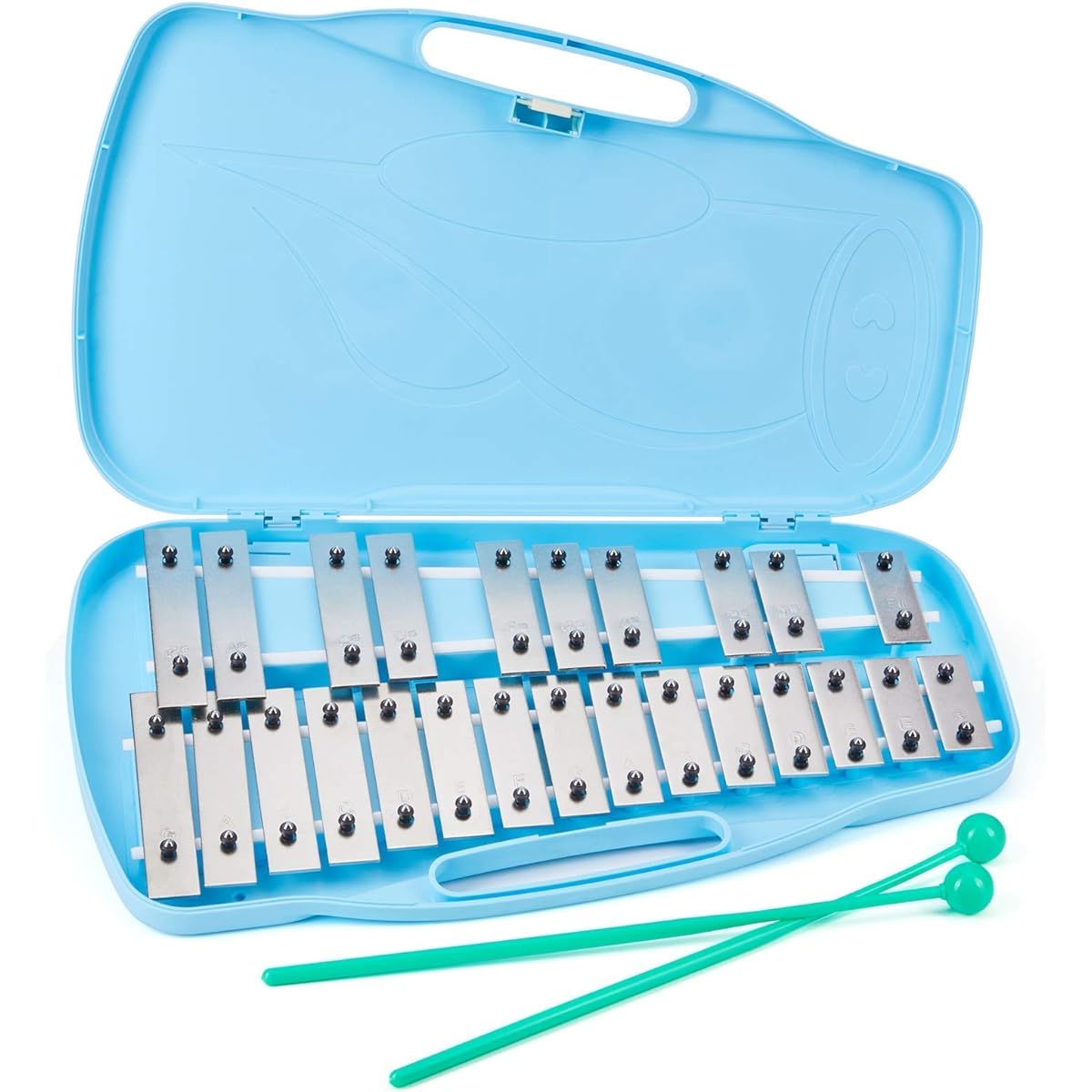Silverstar Metallophone for Kids Professional Glockenspiel 25 Tones Xylophone Kids Musical Instrument Percussion