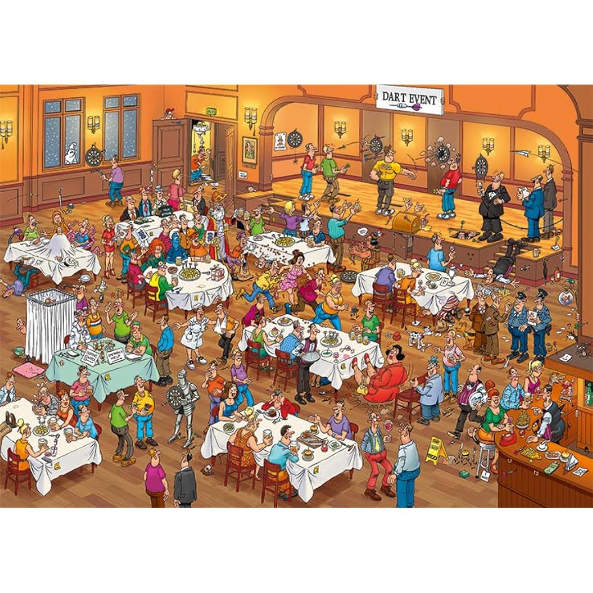 Jan van Haasteren - Darts - 1000 Teile Puzzle