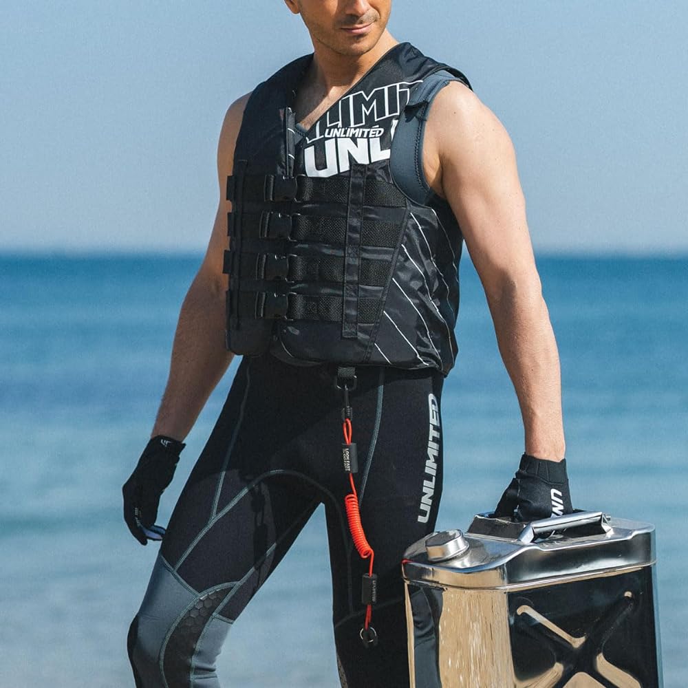 UNLIMITED Life Jacket Watercraft Jet Ski Life Vest Nylon Vest Small Special JCI Preliminary Examination USCG UV2202