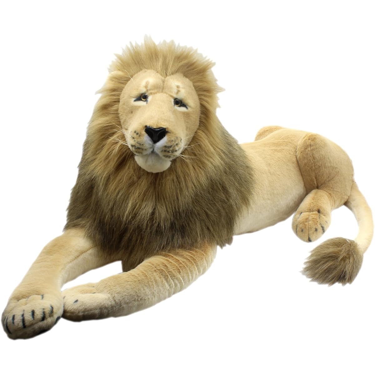 TAGLN Giant Stuffed Lion Toy Lifelike 45 Inch