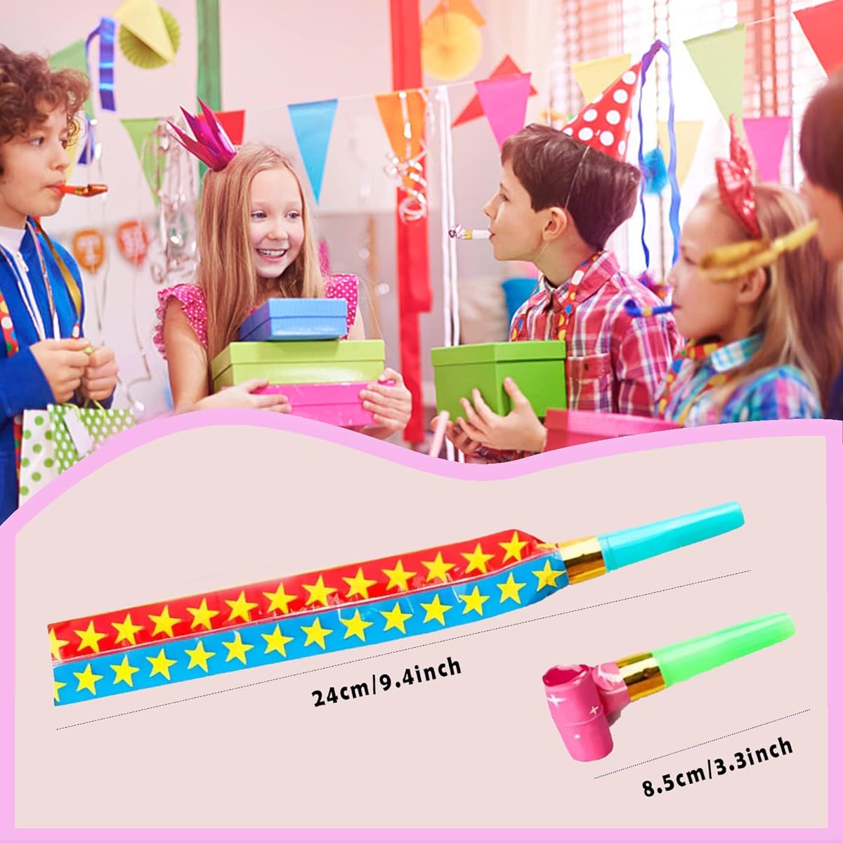 Blowouts Noisemakers - Funny Party Blowout Blower for Kids