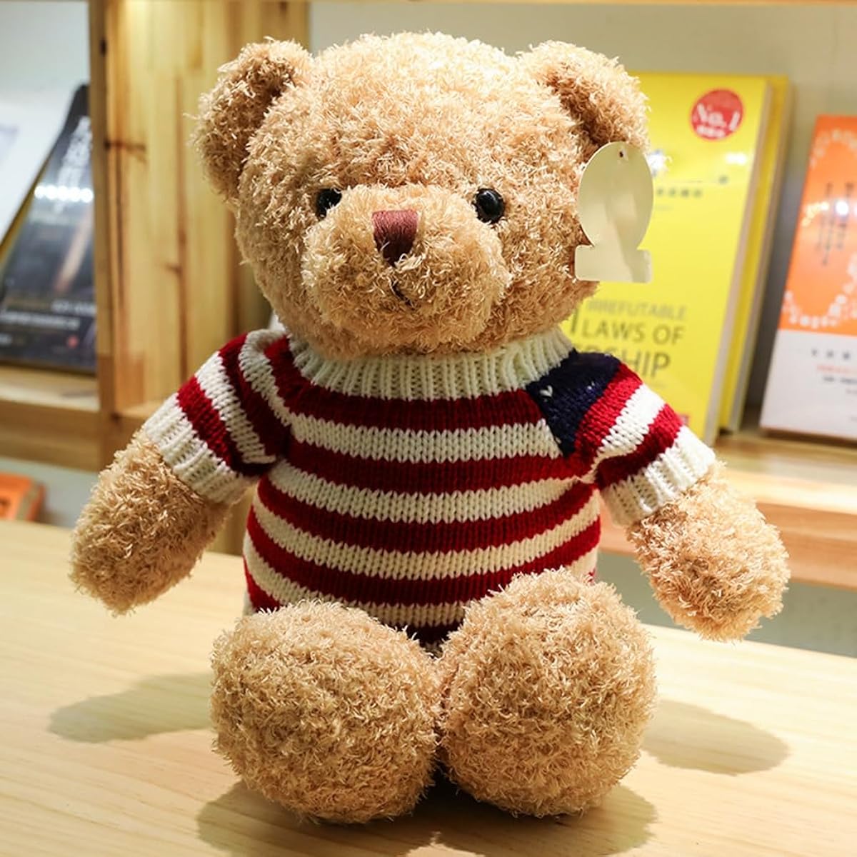 Teddy bear stuffed animal hug pillow interior decoration fluffy bear gift birthday teddy bear stuffed animal sewn animal sleeping pillow soft Valentine's Day style 8 Christmas gift 130cm birthday gift baby shower gift comfortable cute