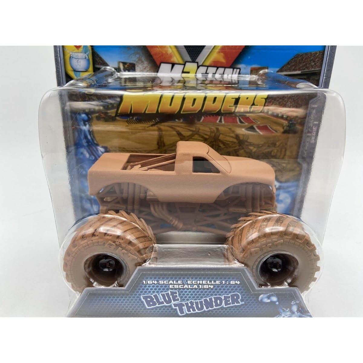 Monster Jam Mystery Mudders [Blue Thunder] 1:64 scale die-cast truck