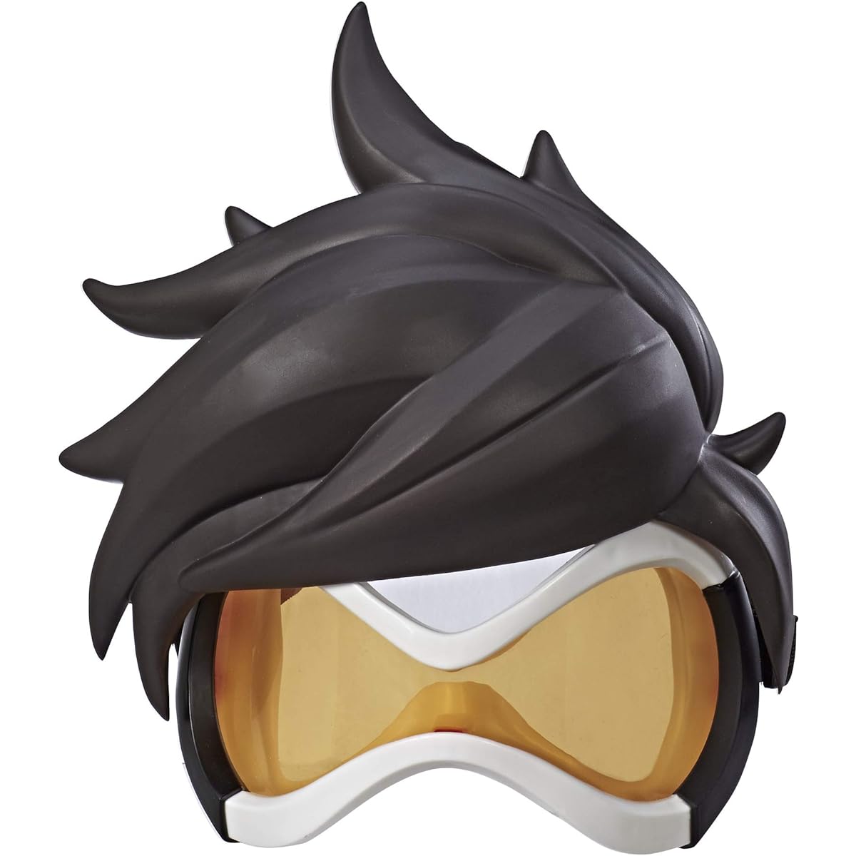 Hasbro E6882 Overwatch Tracer Roleplay Mask with Detachable Hair Accessory - Blizzard Video Game Character