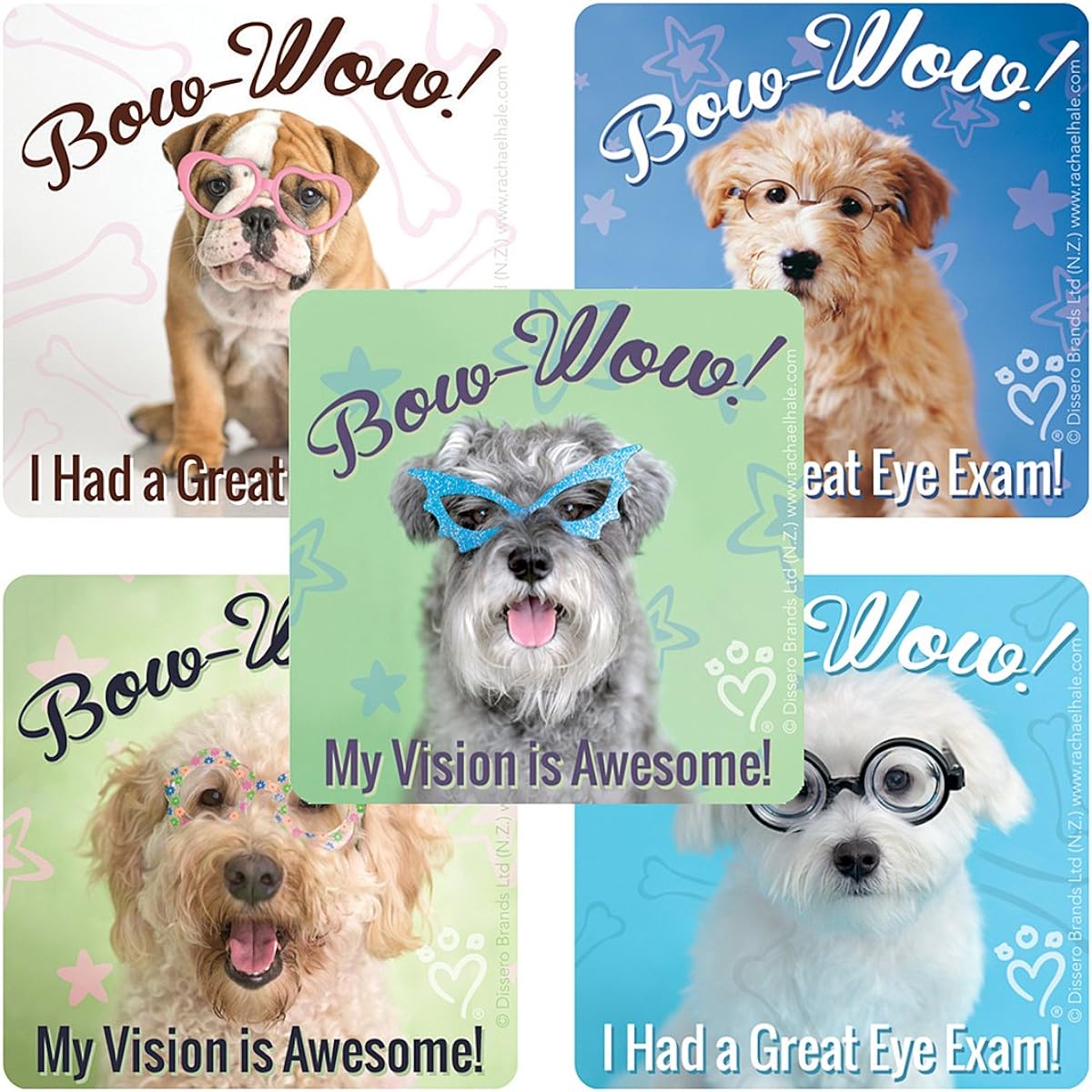 SmileMakers Rachael Hale Vision Stickers 100 pieces