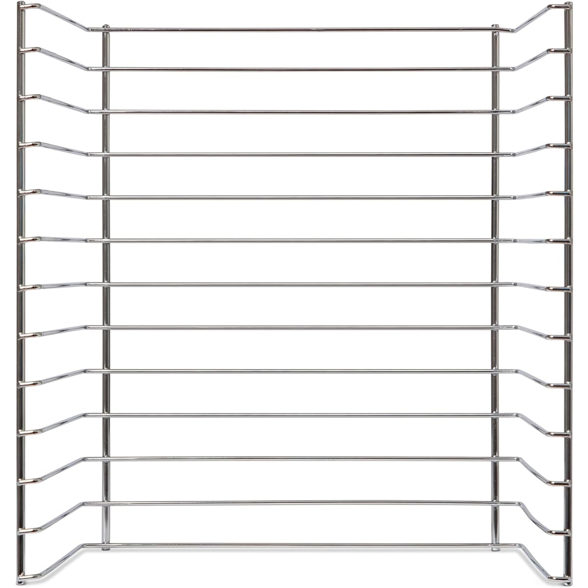 Melissa & Doug Multi-Fit Metal Wire Puzzle Rack, 12" Wide x 0.75" Deep - Puzzle Holder Rack Storage Organizer for Kids