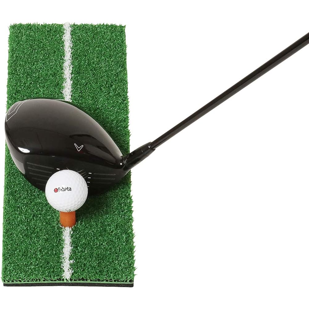 Tabata Shot Mat Practice Set, Golf Shot Mat, Golf Practice Ball, Rubber Tee Included, Shot Mat Set, 135 x 390 mm
