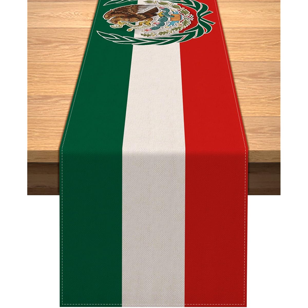 Vohado Mexican Independence Day Table Runner Viva Mexico Decor for Indoor Outdoor Party Home Kitchen Dining Room Decor (13" x 72")