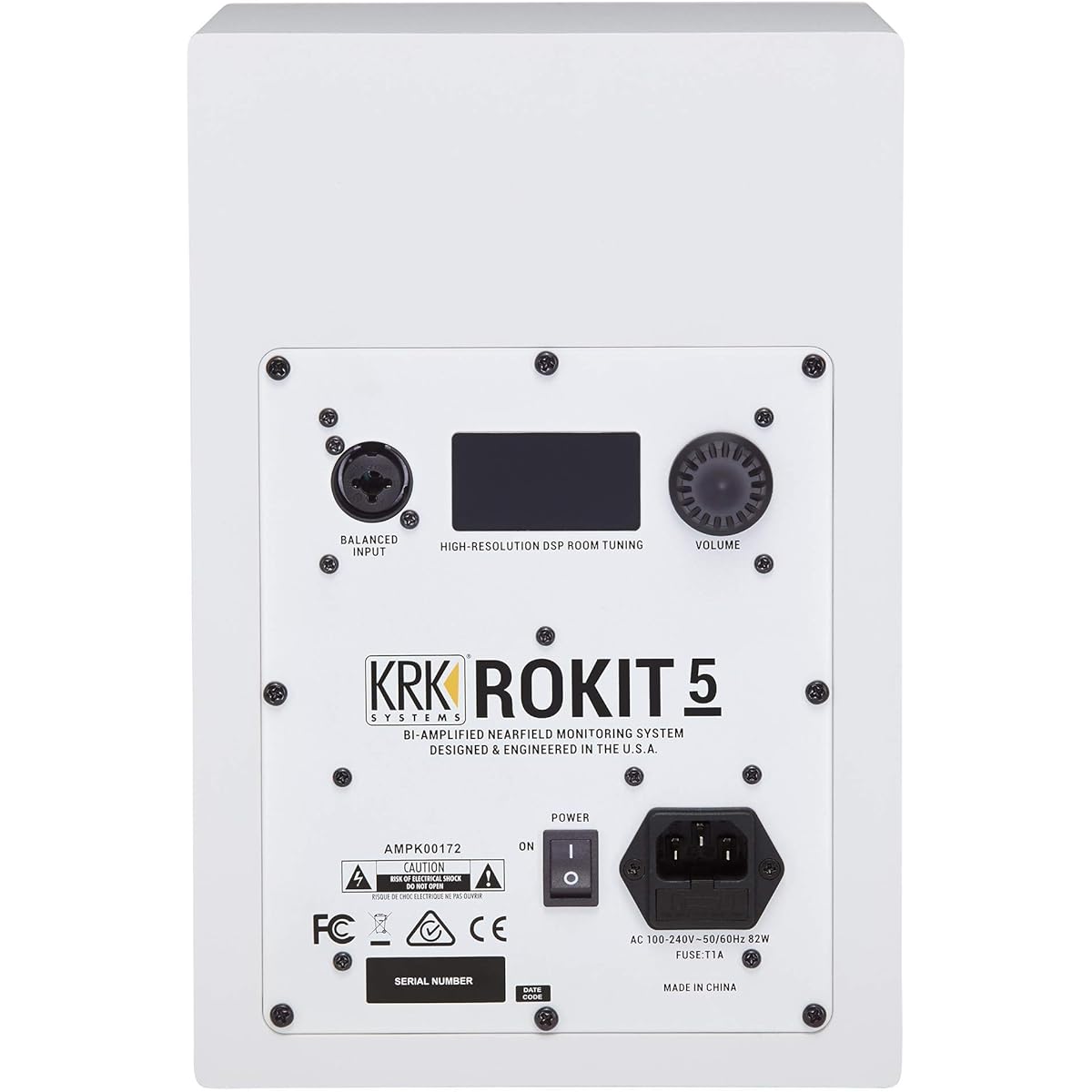 KRK RP5 Rokit 5 G4 Professional Bi-Amp 5" Powered Studio Monitor White Noise