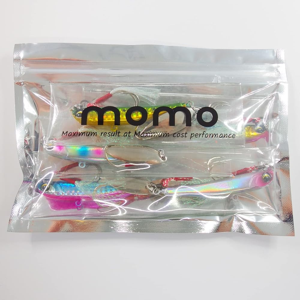 [momo lure] Momoru lure easy maki jig 20g 30g 40g set of 5 Seabass Red sea bream Grouper Green fish Keep-wrapped jig