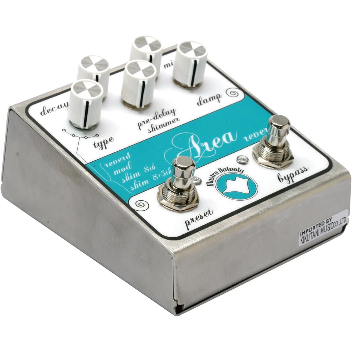 Mastro Valvola Italian handmade effector REVERB Area