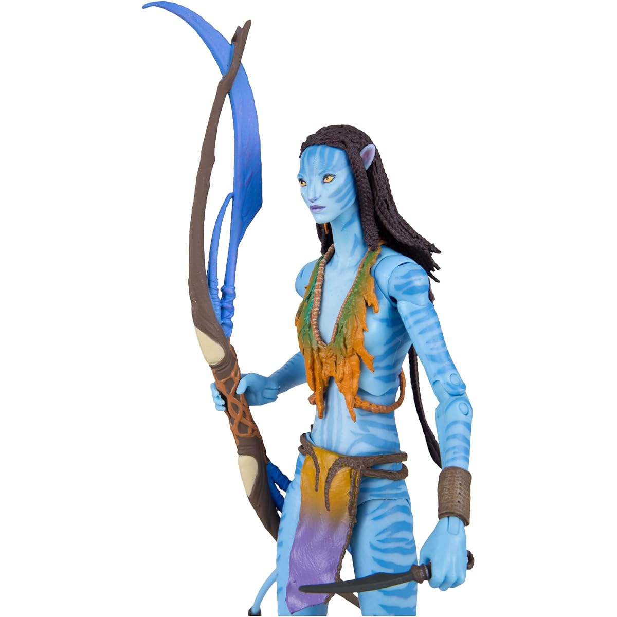 McFarlane Toys Disney Avatar World of Pandora 7" Neytiri (Leaf Battle) Classic Avatar Movie Action Figure with 22 Moving Parts, Disney Toy with Collectible Stand, Ages 12+