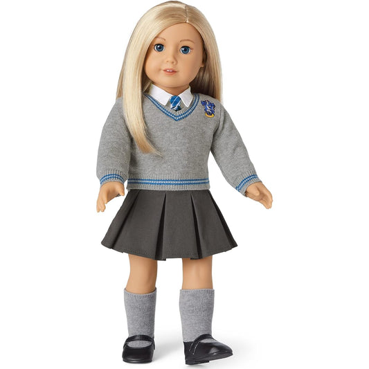 American Girl Harry Potter 18" Doll with Ravenclaw Outfit, Sweater, Tie and Scarf, Includes House Crest, For Ages 6 and Up