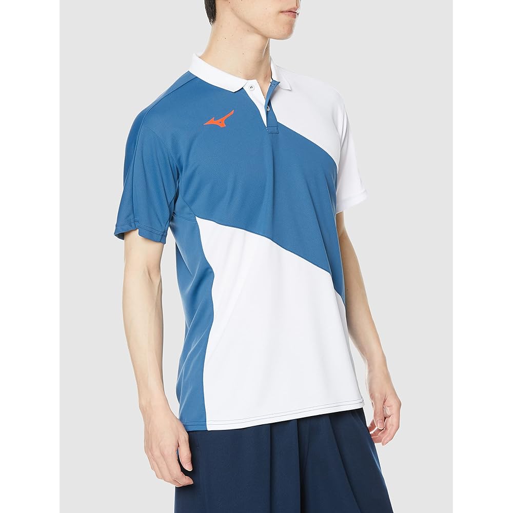 [Mizuno] Tennis Wear Game Shirt Reduced Stickiness Dynamotion Fit 62JA2007
