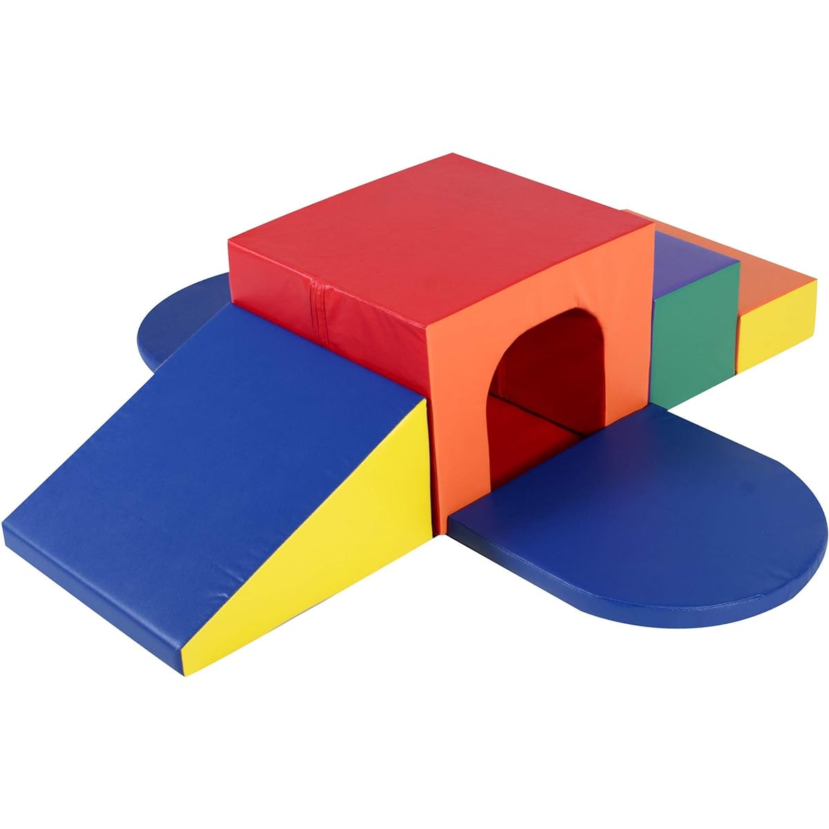 Children's Factory Baby Crawling Tunnel Foam Climbing Blocks for Toddlers Soft Homeschooling Jungle Gym