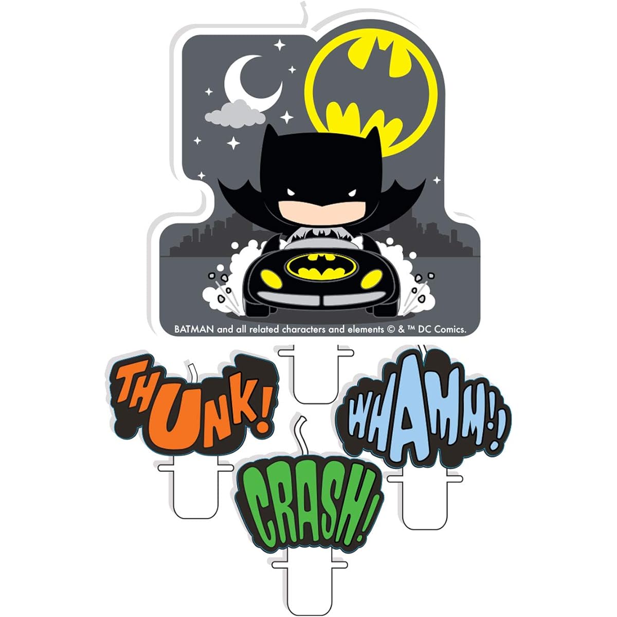 Amscan 9907402 Batman vs. Joker Party Favors, 24 Pieces
