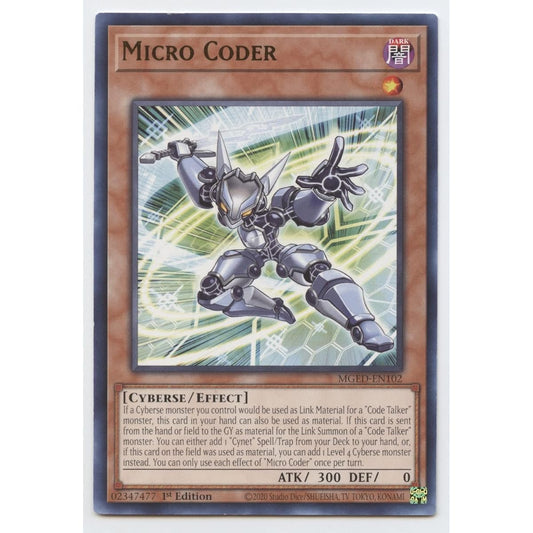 Microcoder - MGED-EN102 - Rare - First Edition.