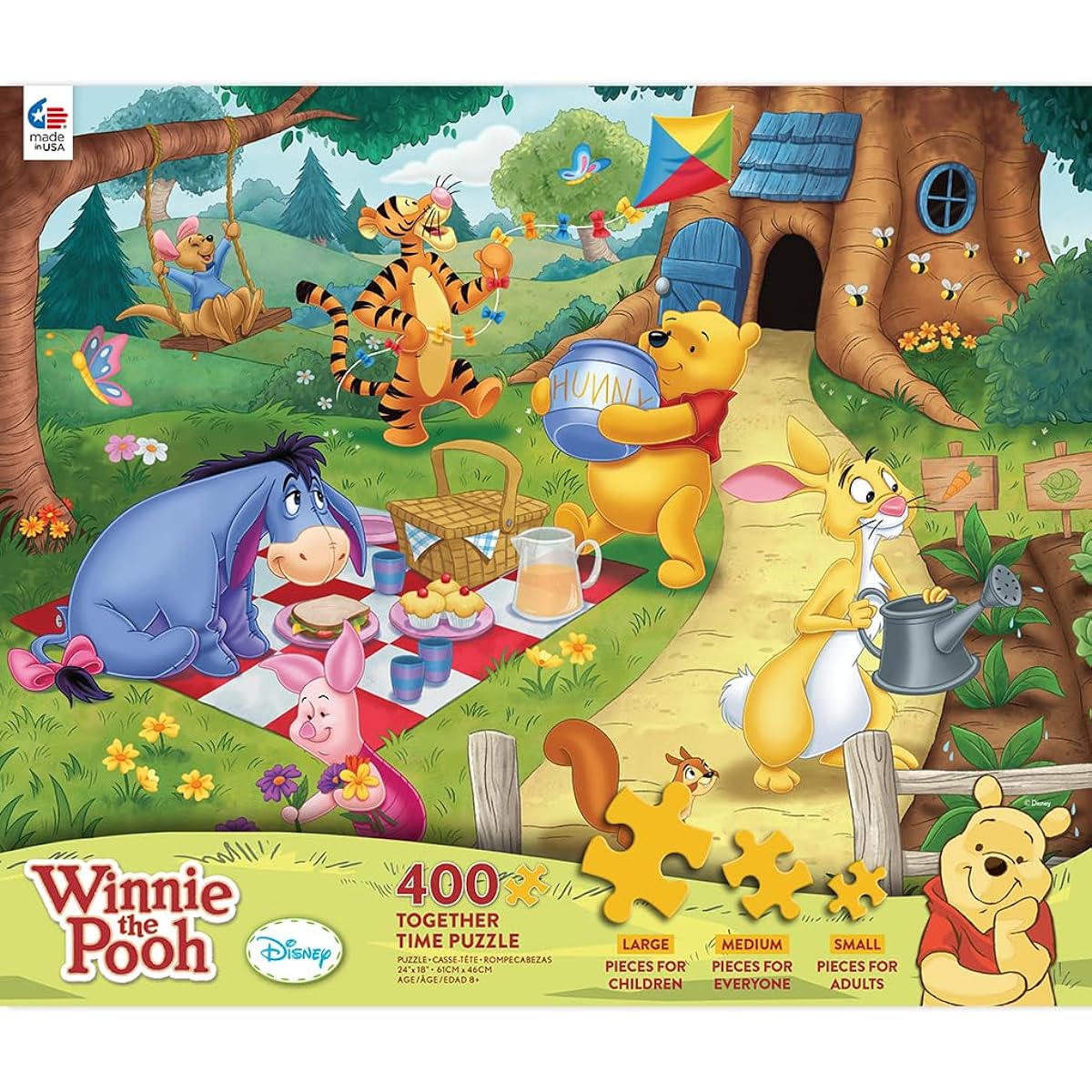 Ceaco - Disney - Together Time - Winnie the Pooh - 400 Piece Jigsaw Puzzle