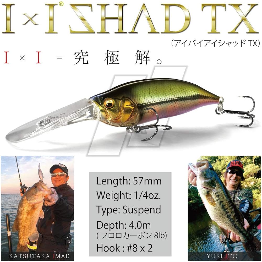 Megabass IXI SHAD TX BIWAKO Hiuo 57mm