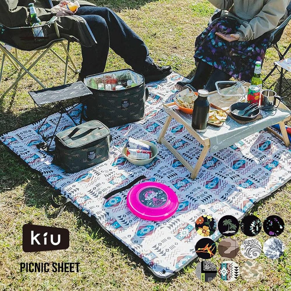 KiU Leisure Sheet Waterproof 600D Picnic Sheet Kilim Water Repellent Stain Resistant Durable K235-184