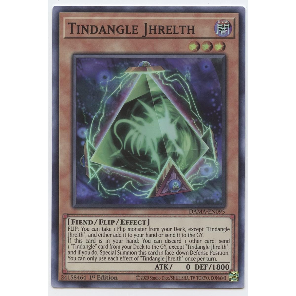 Tindangle Jellels - DAMA-EN095 - Super Rare - 1st Edition.
