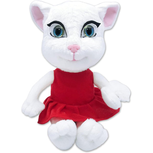 Talking Mini Angela Size 10" Friends Interactive Cuddly Plush with Talkback 10" Tall