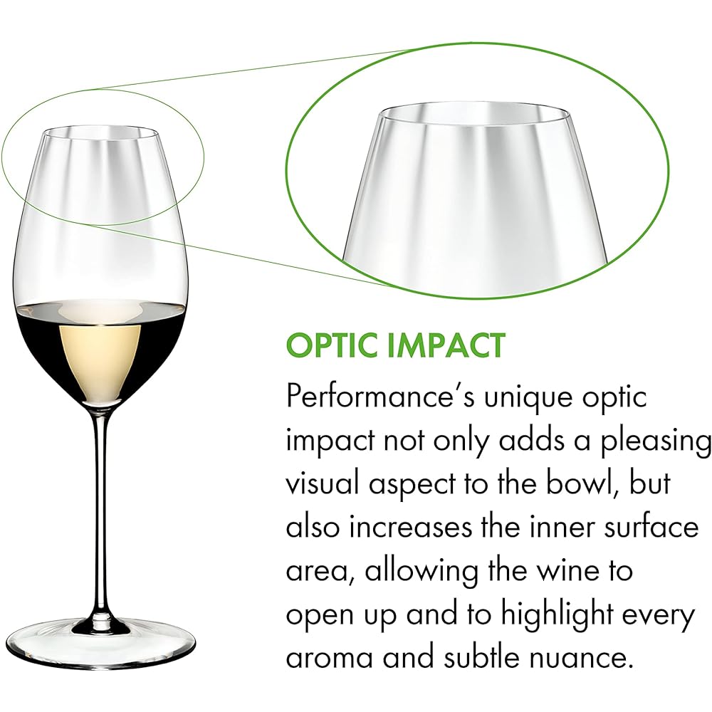 [Genuine] RIEDEL White Wine Glass Pair Set Performance Sauvignon Blanc 375ml 6884/33