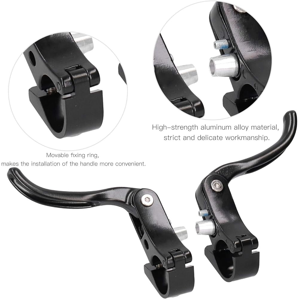 Brake lever, durable high strength aluminum alloy standard specification bicycle brake lever for road bike (22.2MM)