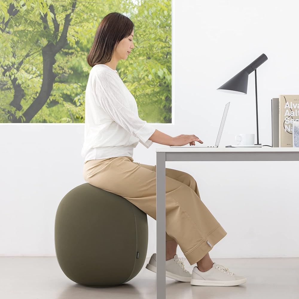 And Medical MALLOW Balance Ball Chair Balance Cushion Exercise Posture Support Office Desk Work Stretching Children Gift