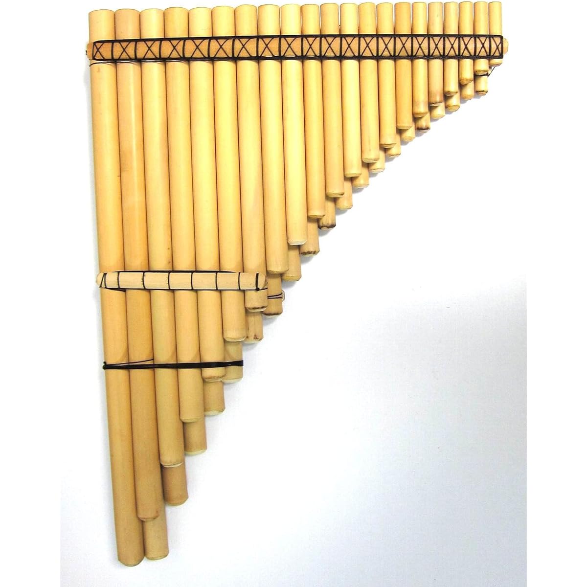 Chromatic Sampogna Professional Marimacho 2-row type (20+21 tubes) made of reed [Marukusha] [ZAMPOnA CROMATIC MARIMACHO MALLKU 20+21]