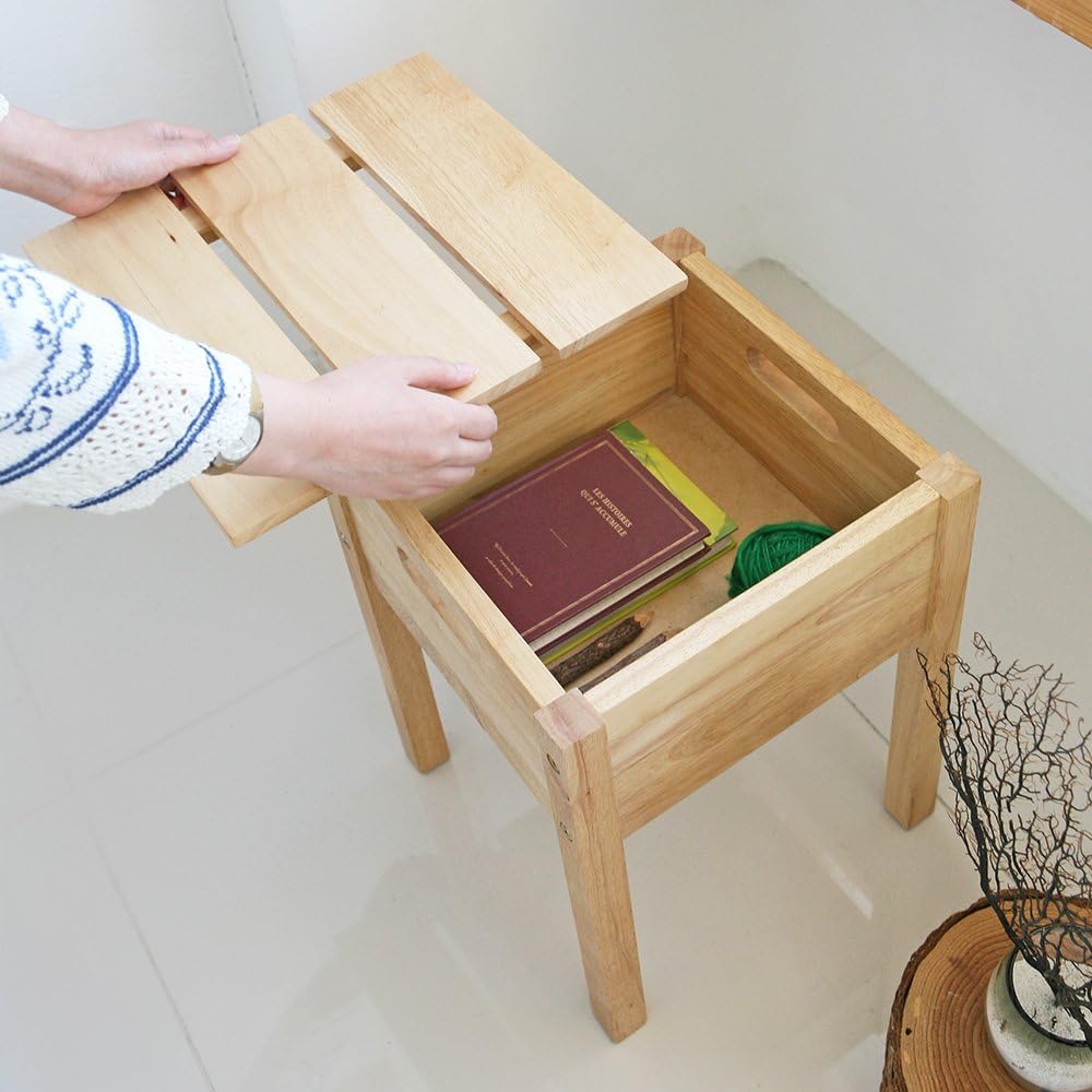 Room and Home Log Storage Stool 32 X 32 X 42cm